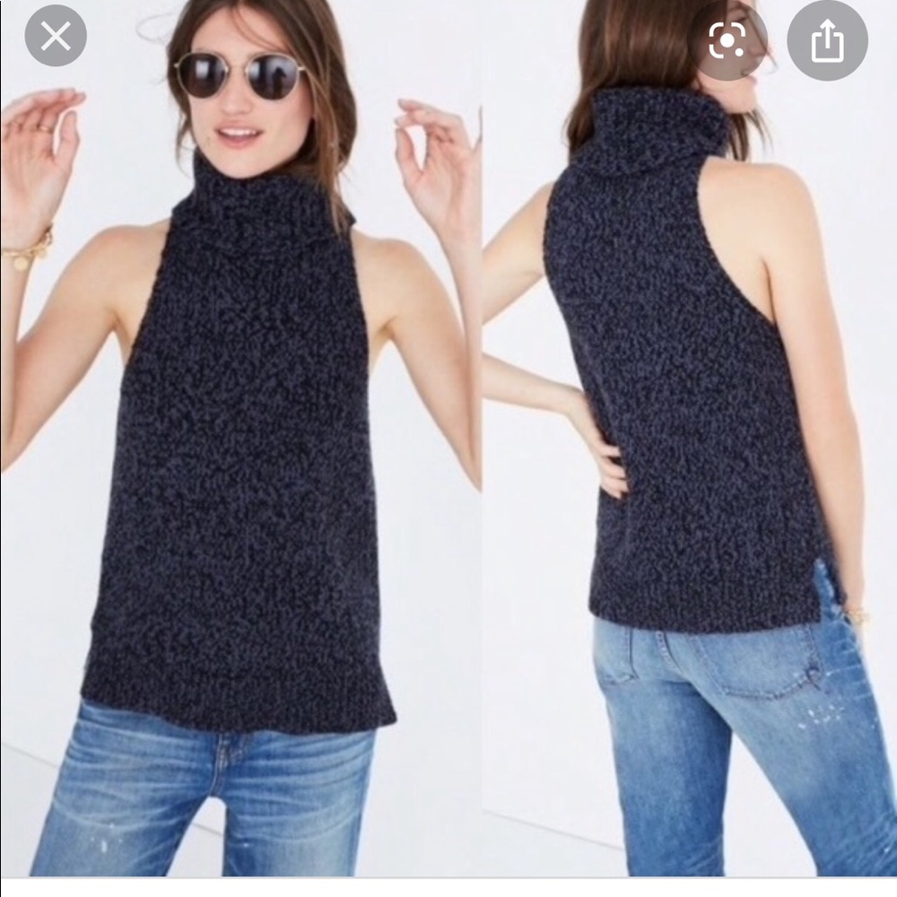 Madewell sleeveless turtleneck xs